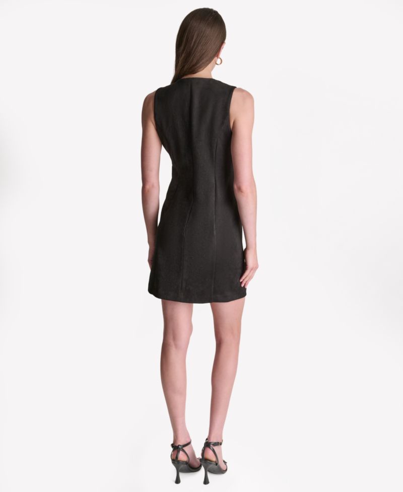 Women's Suede A-Line Dress