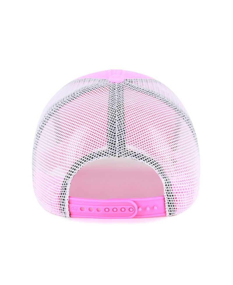 Women's Pink New York Mets Summer Fun Trucker Clean Up Adjustable Hat