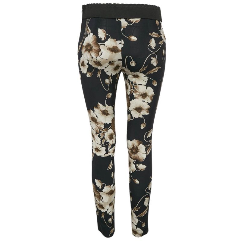 Women's Floral Print Silk Blend Pants
