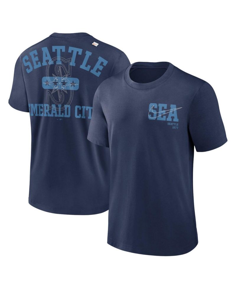 Men's Navy Seattle Mariners Statement Game Over T-shirt