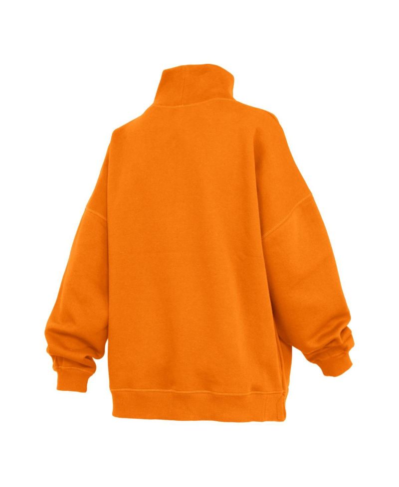 Women's Tennessee Orange Tennessee Volunteers Oversized Mock Neck Sweatshirt