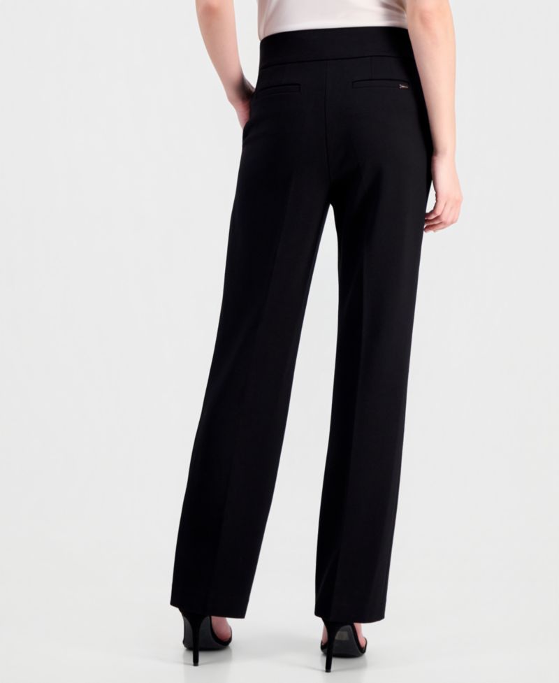 Women's Compression Mid-Rise Pull-On Slash-Pocket Pants