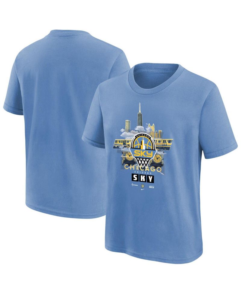 Big Boys and Girls Sky Blue Chicago Sky Original Content T-Shirt
