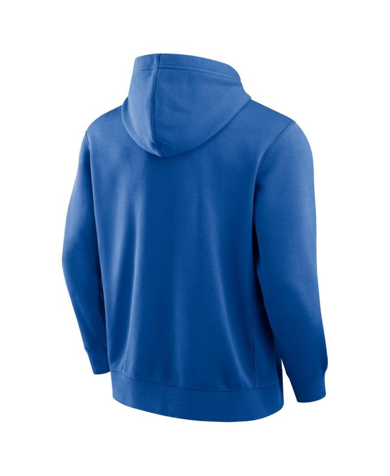 Men's Royal Buffalo Bills New Horizons Heritage Pullover Hoodie