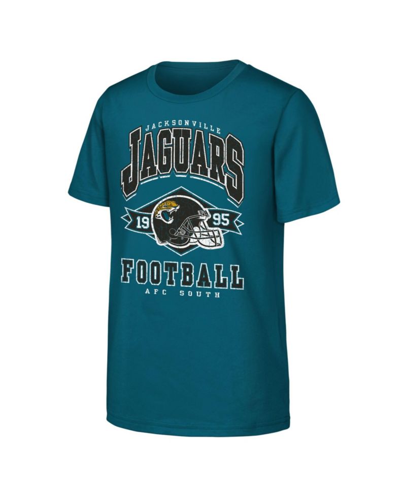 Big Boys and Girls Teal Jacksonville Jaguars Kick Off T-Shirt