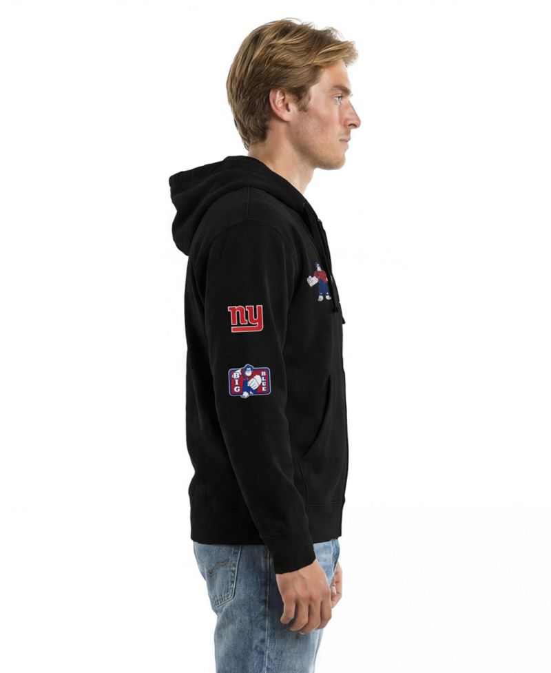 Men's Black New York Giants Disney X Champion All Star Full-Zip Hoodie