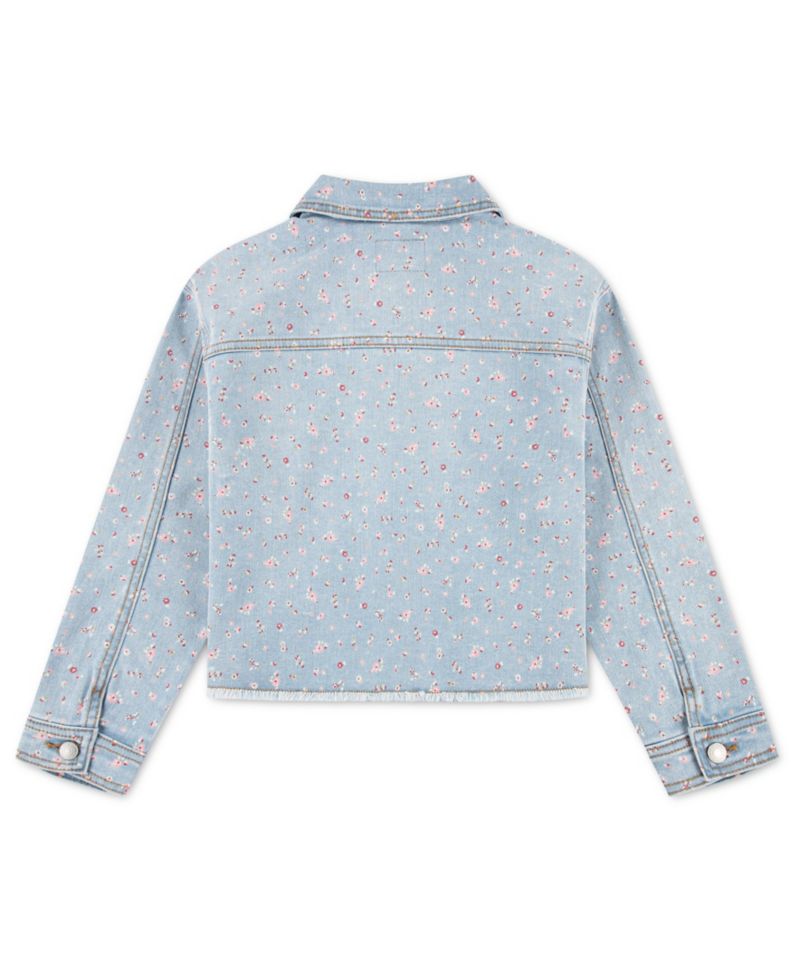 Girls' 4-6x Fashion Trucker Long-Sleeve Jacket