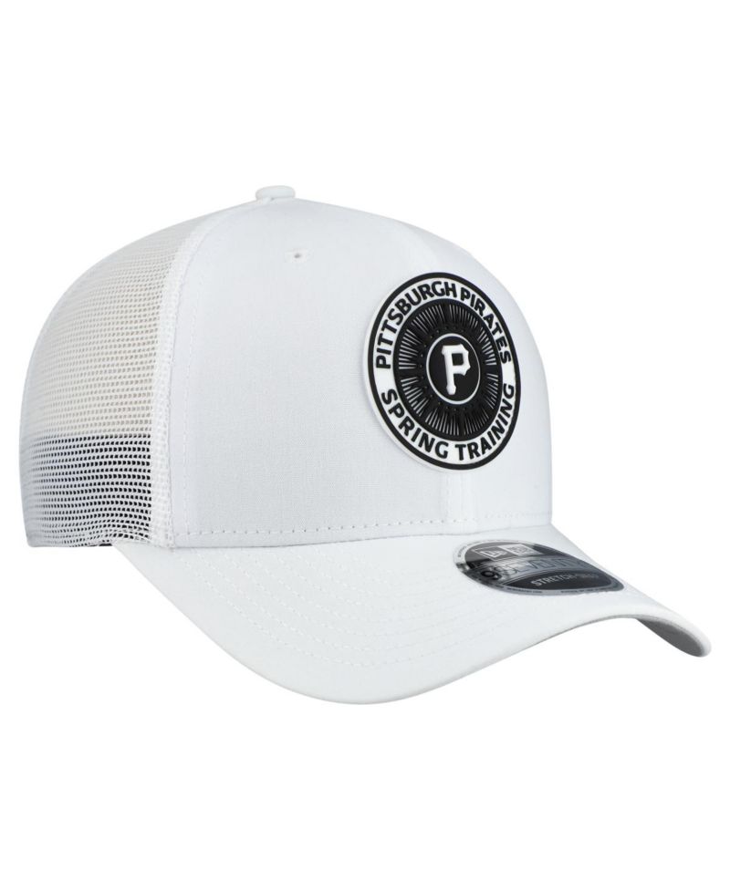 Men's White Pittsburgh Pirates 2026 Spring Training Fan Pack 9SEVENTY Adjustable Trucker Hat