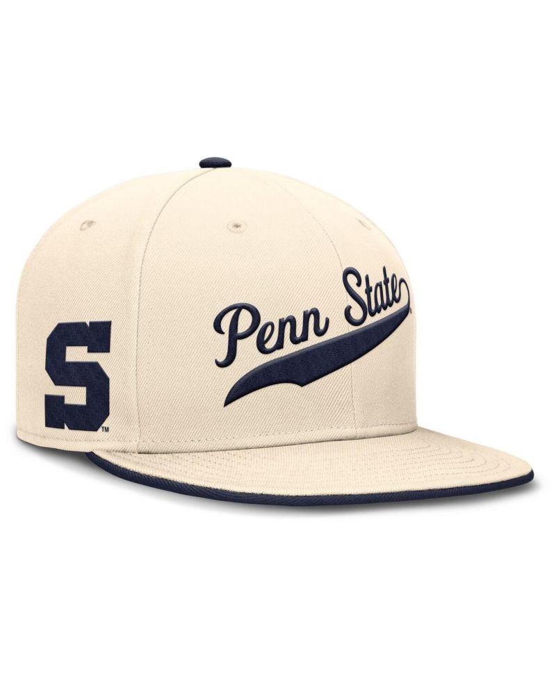 Men's Natural Penn State Nittany Lions Primetime True Performance Fitted Hat