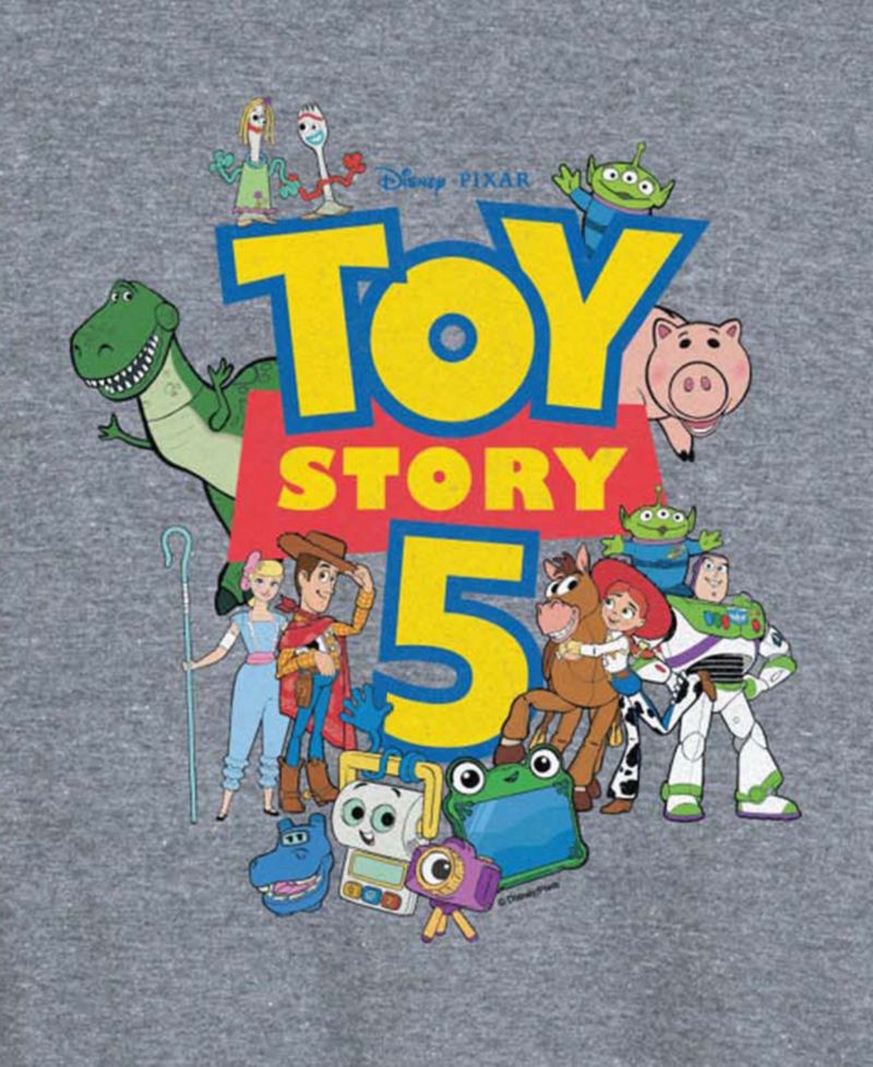 Plus Size Toy Story 5 Logo Racerback Sleeveless Tank Top