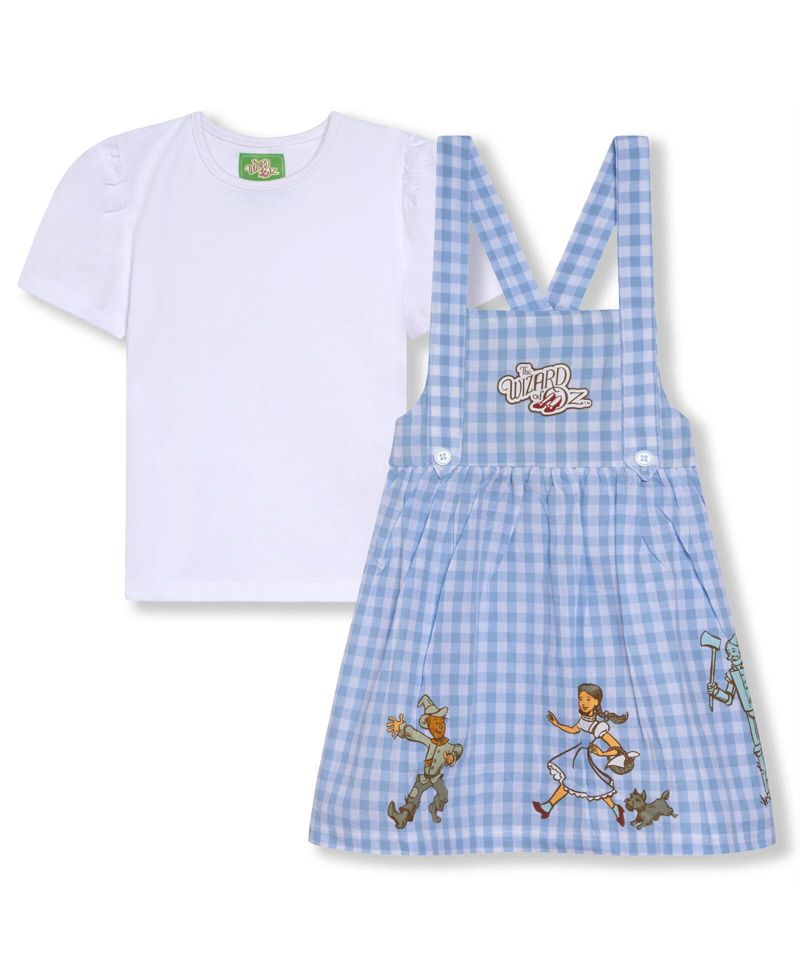 Girls Matching Family Bodysuit and Square Neck and Dress Outfit Set