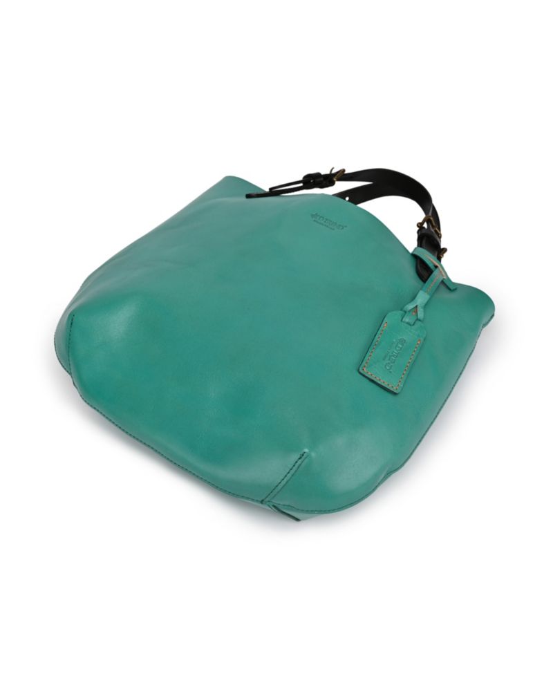 Dip Dye Mini Leather Crossbody Tote Bag