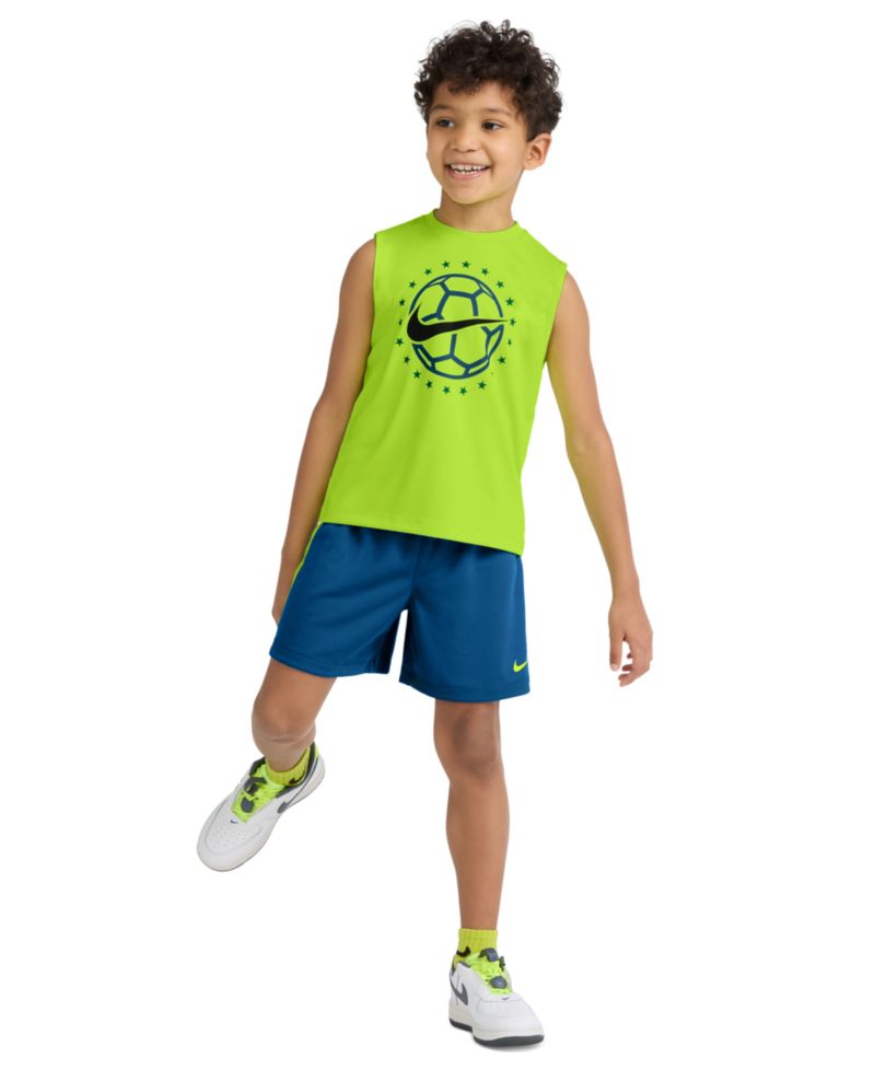 Boys' 2T-7 Goal Mode Tank Top and Shorts, 2-Piece Set