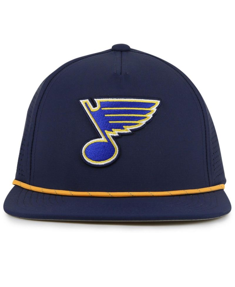 Men's Navy St. Louis Blues Buxton Pro Tech Adjustable Hat