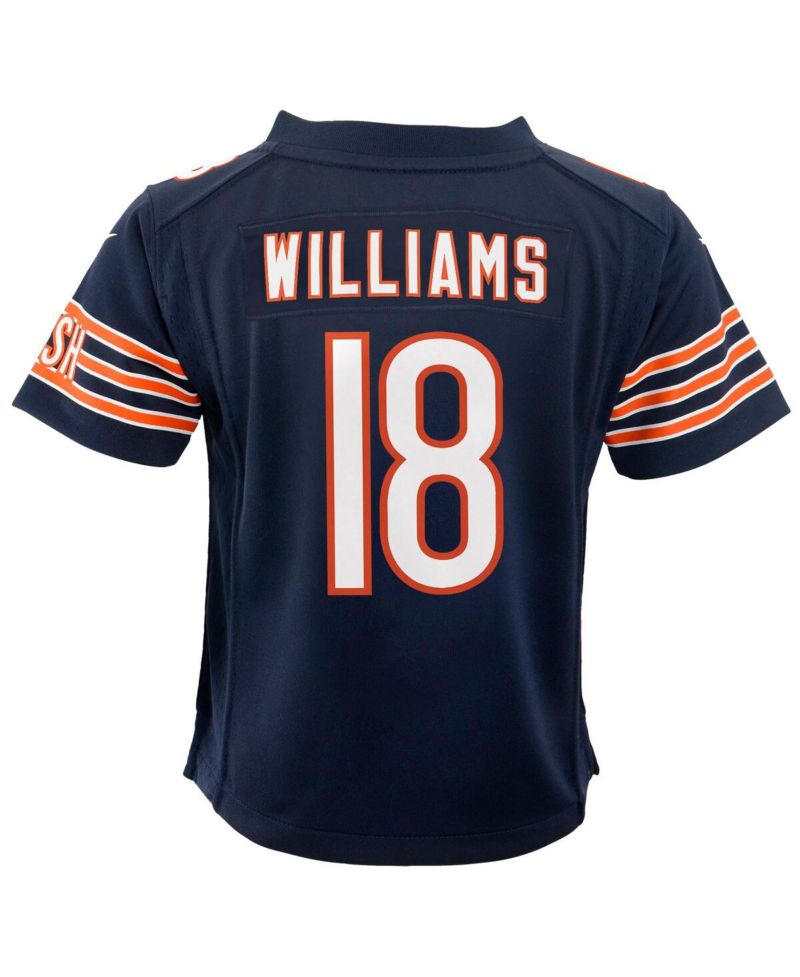 Big Boys and Girls Caleb Williams Navy Chicago Bears Game Jersey
