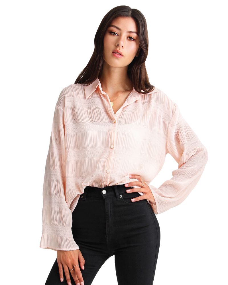 Women's Yoko Shirred Chiffon Blouse