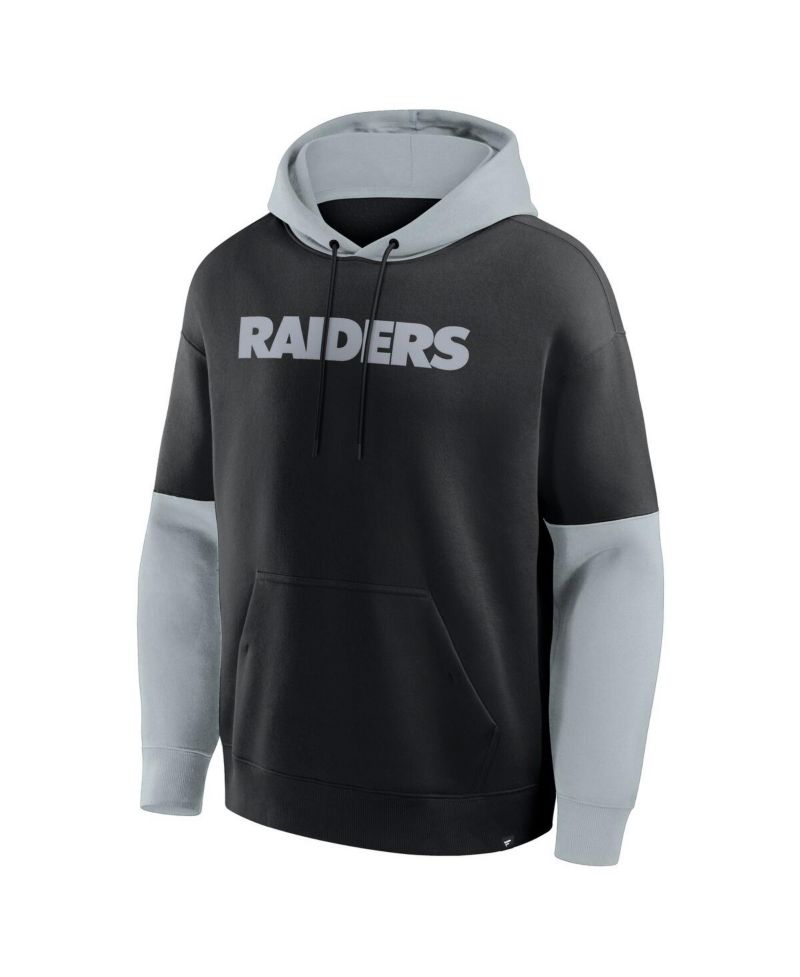 Men's Black Las Vegas Raiders Helmet Pullover Hoodie