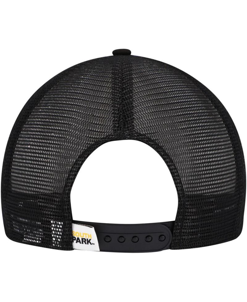 Men's Black South Park 9FIFTY Snapback Trucker Hat
