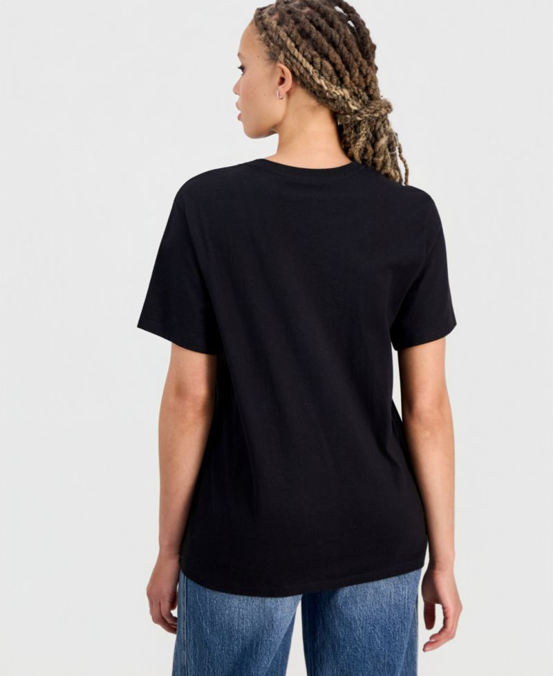 Women's Evolution Sparkle Short Sleeve Graphic Cotton T-Shirt
