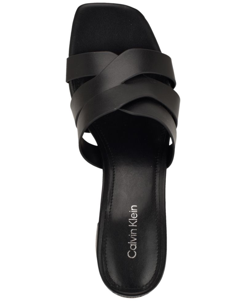 Women's Vivianna Woven Slip-On Block Heel Sandals