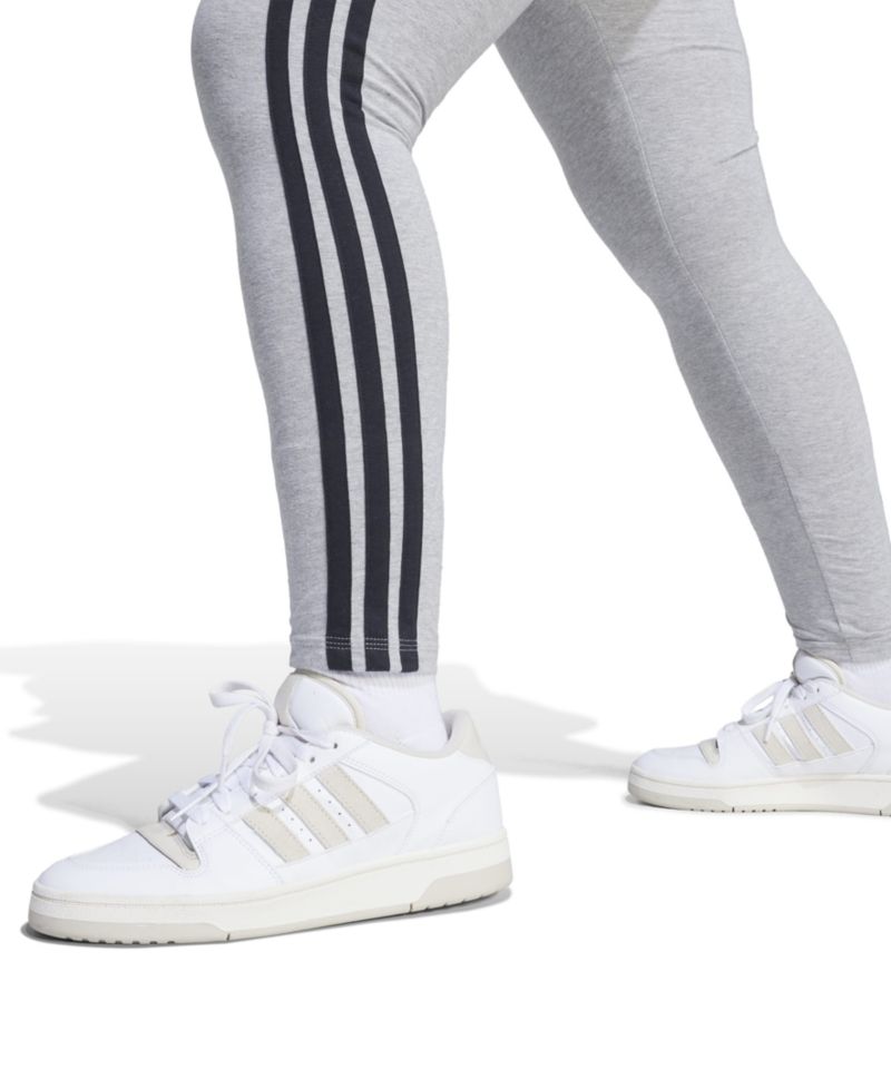 Plus Size Essentials 3-Stripes Cotton Leggings