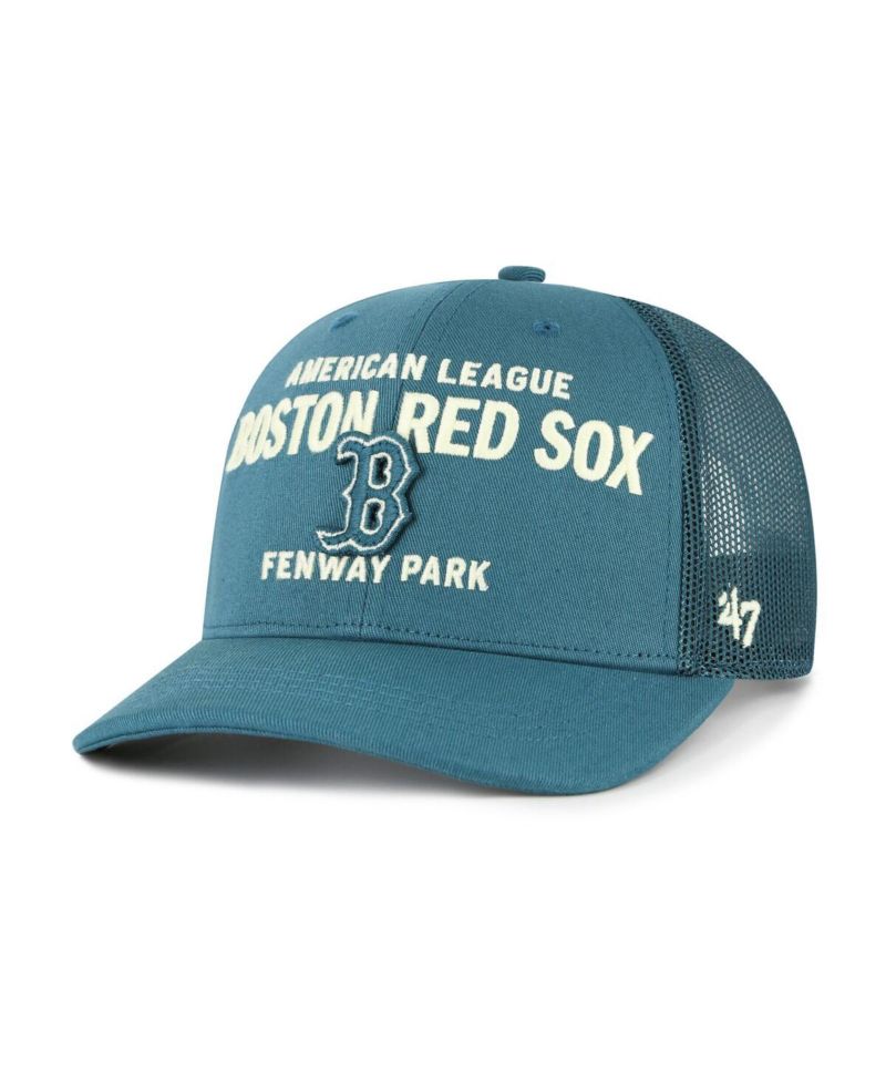 Men's Teal Boston Red Sox Contemporary Hitch Adjustable Trucker Hat
