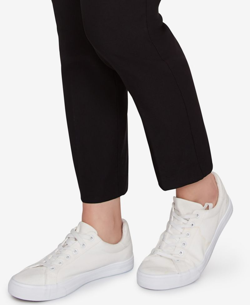 Petite Comfort Silky Tech Pull-On Ankle Pants