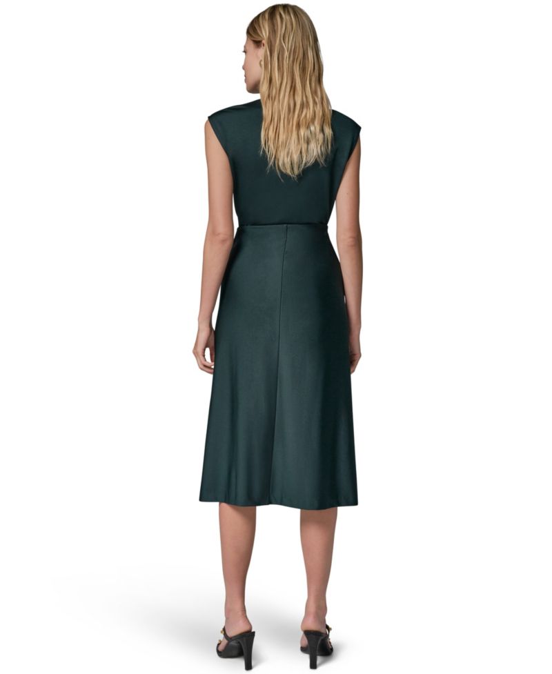 Women's Sheen Ponte Midi Pencil Skirt
