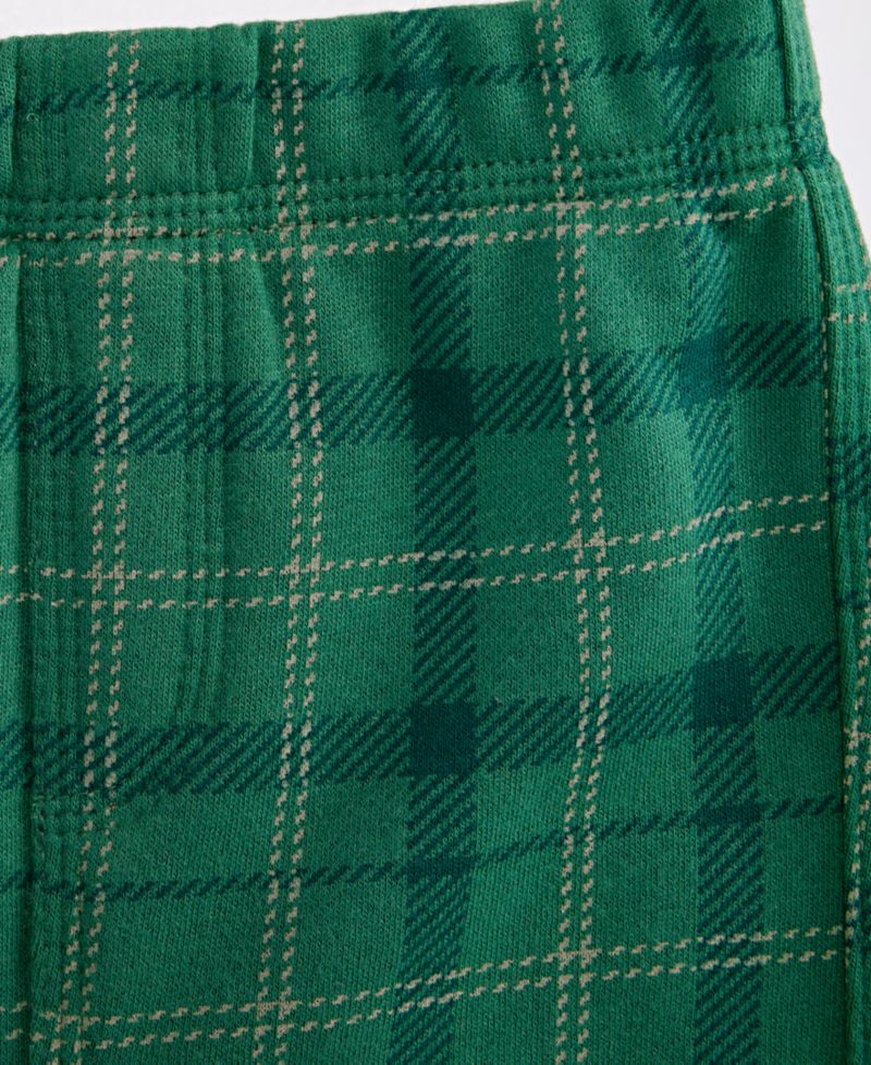 Baby Boys' 3M-24M Mix & Match Plaid Fleece Jogger Pants