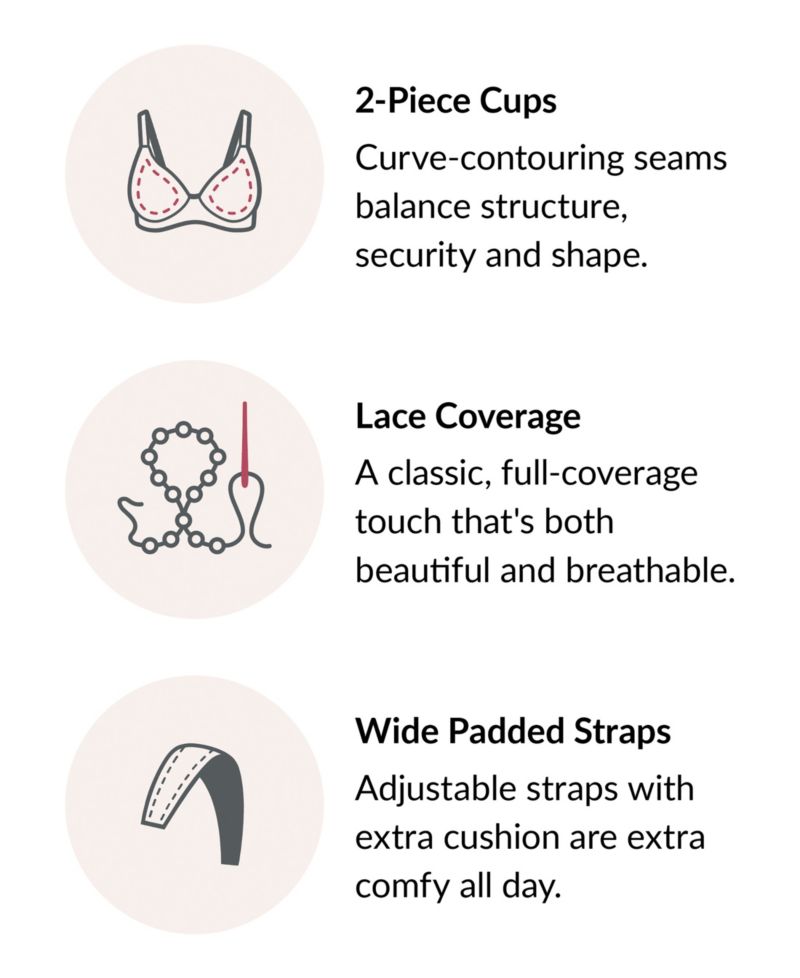 Women's Full Figure Plus Size MagicLift Original Wirefree Support Bra 1000