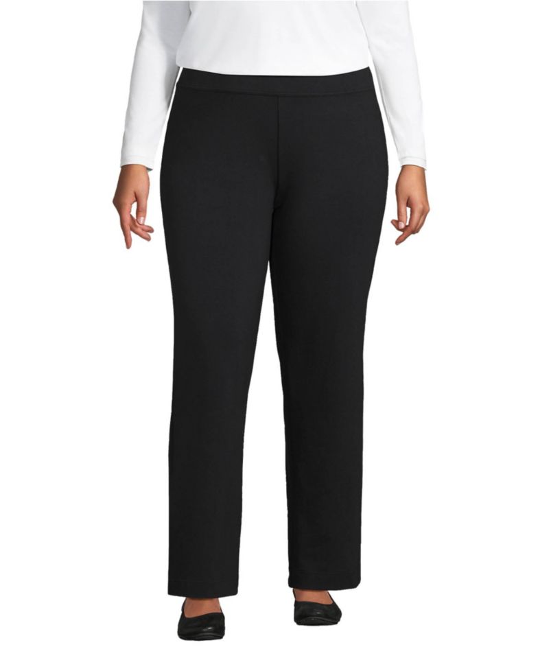 Plus Size Starfish Mid Rise Straight Leg Pants
