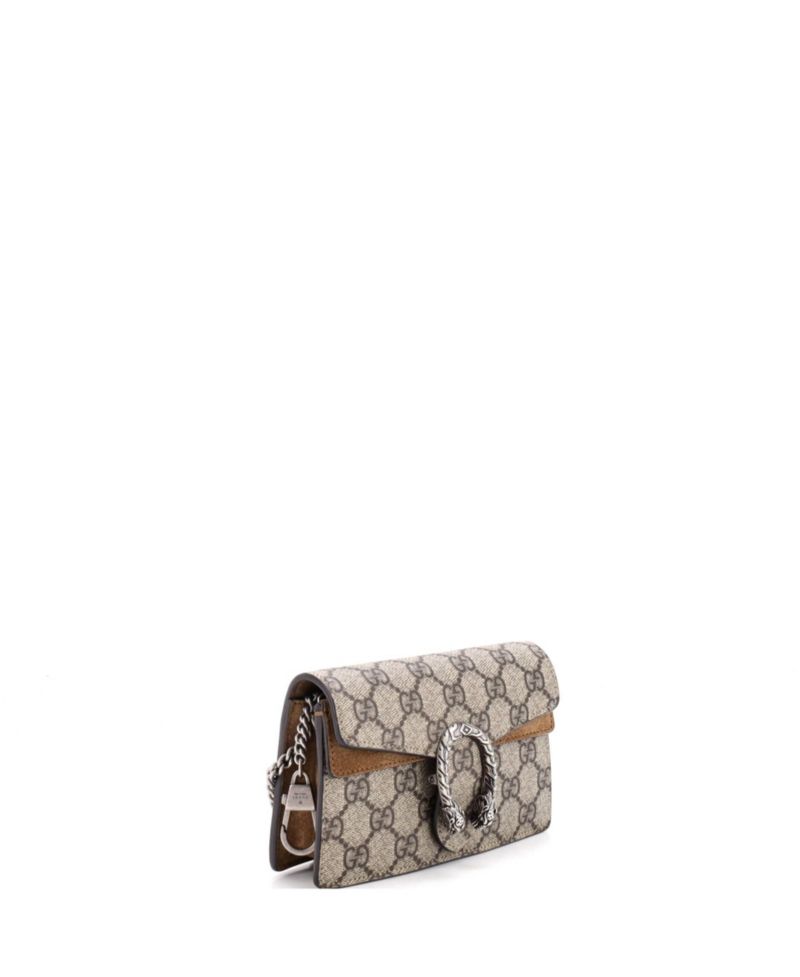 Super Mini Dionysus GG Coated Canvas Crossbody Bag