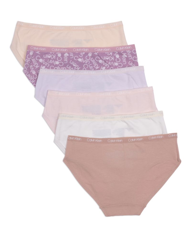 Big Girls Cotton Hipster Set, Pack of 6
