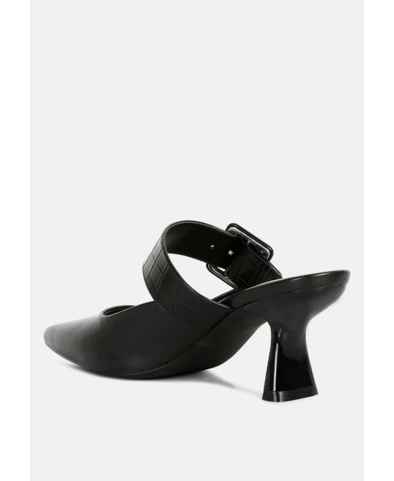 Womens Shein Star Slim Block Heel Mules