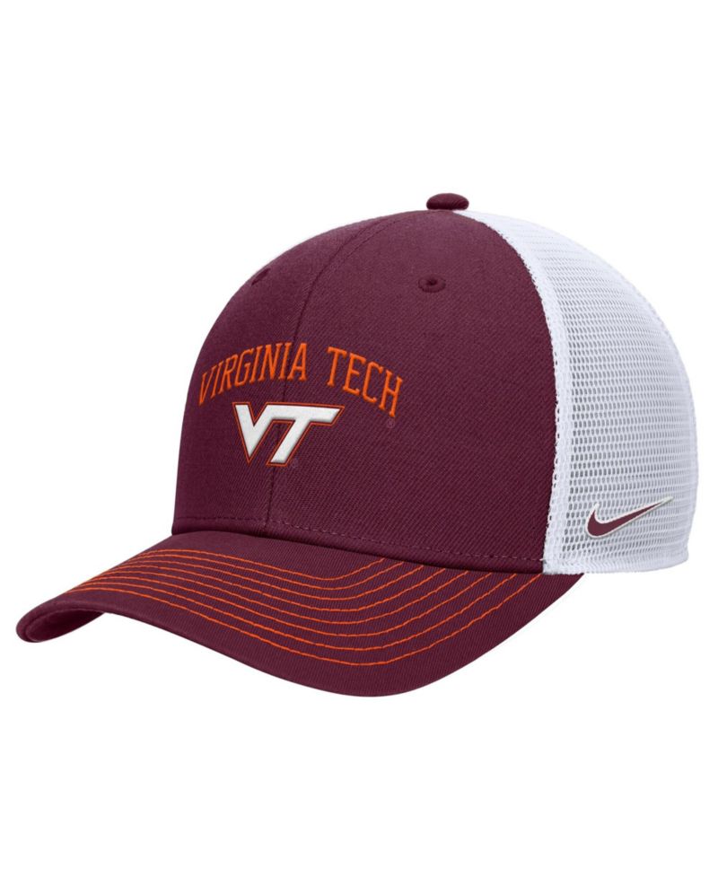 Men's Maroon Virginia Tech Hokies Rise Adjustable Trucker Hat