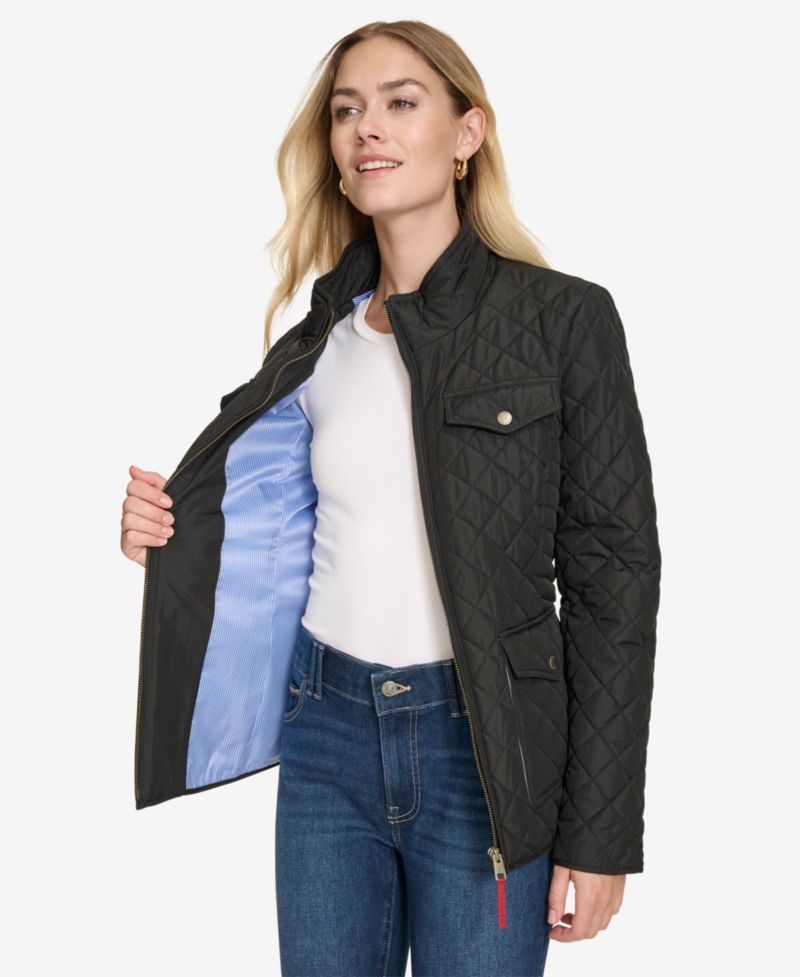 Nautica Women's Solid Quilted Jacket