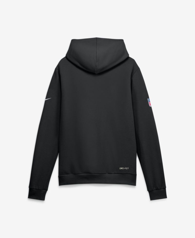 Men's Black Atlanta Falcons Sideline Standard Issue Top Prospect Dri-FIT Hoodie