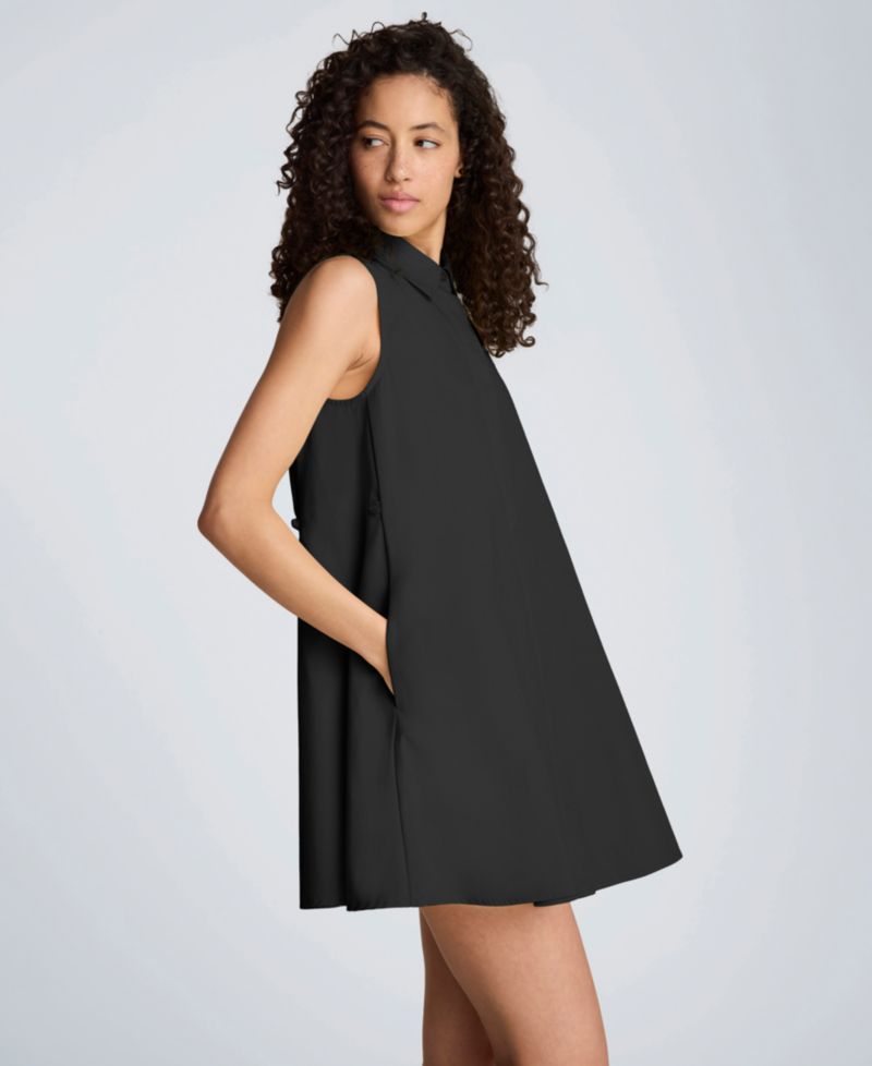 Women's Sleeveless Trapeze Mini Dress