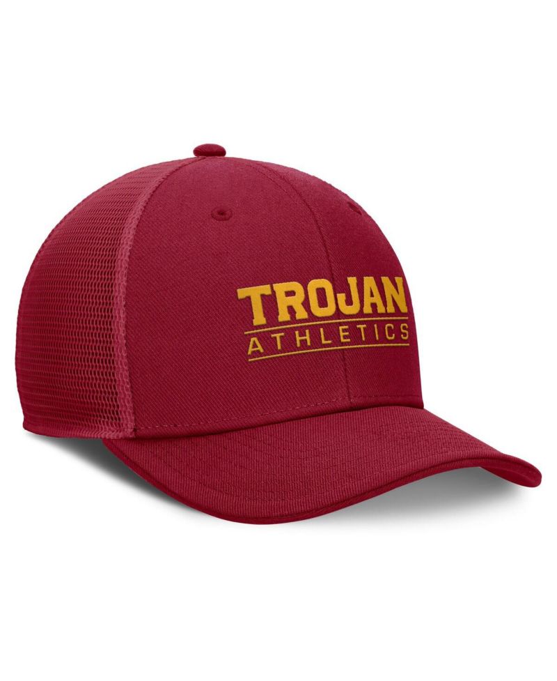 Men's Crimson USC Trojans Rise Adjustable Hat