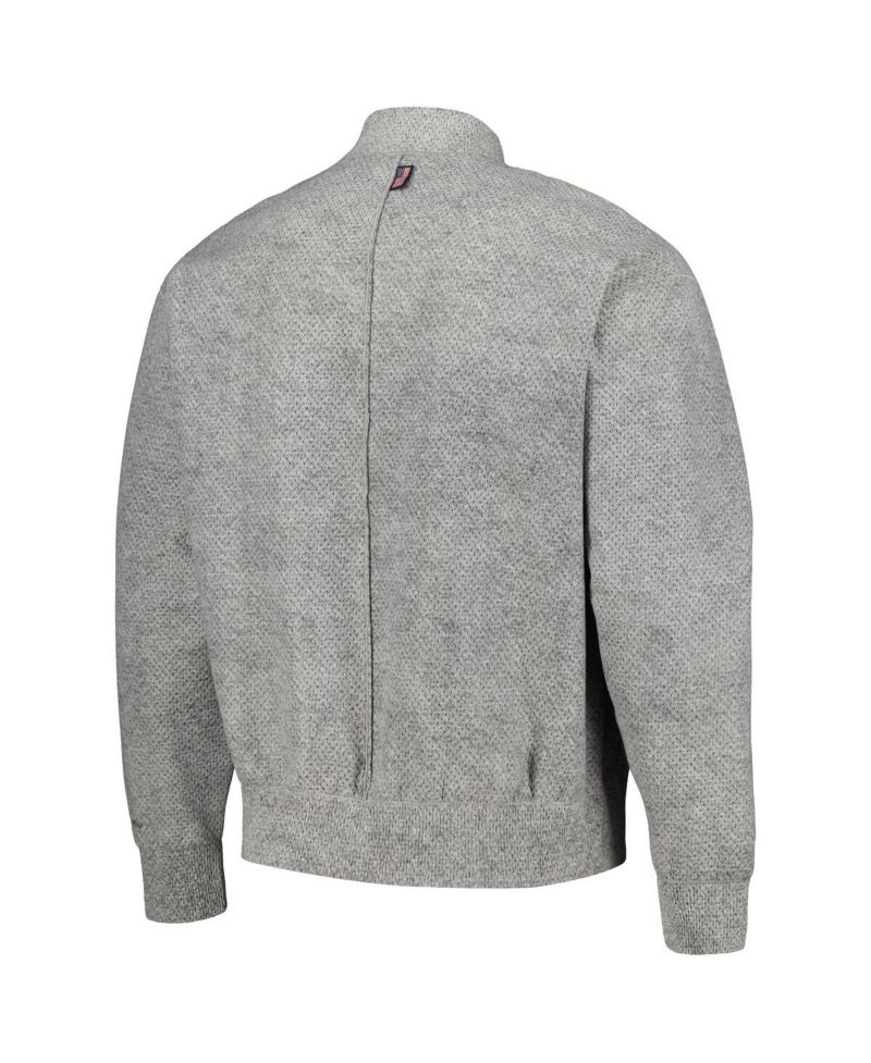 Men's Gray Team USA 2024 Summer Olympics Media Day Look Full-Zip Jacket