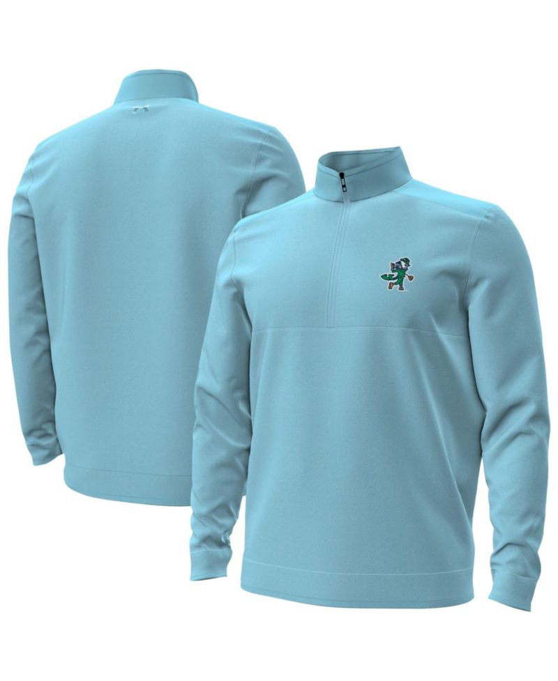 Men's Notre Dame Fighting Irish Quarter-Zip Heathered Fleece Sweater