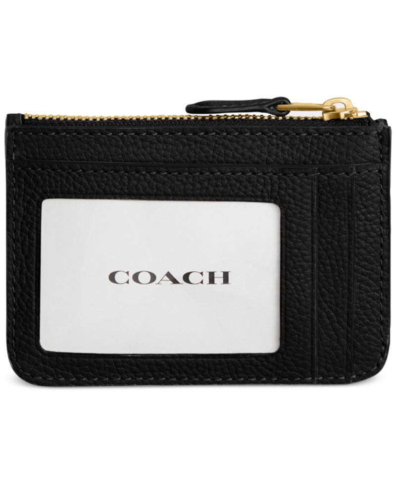 Essential Mini Pebble Leather ID Card Case