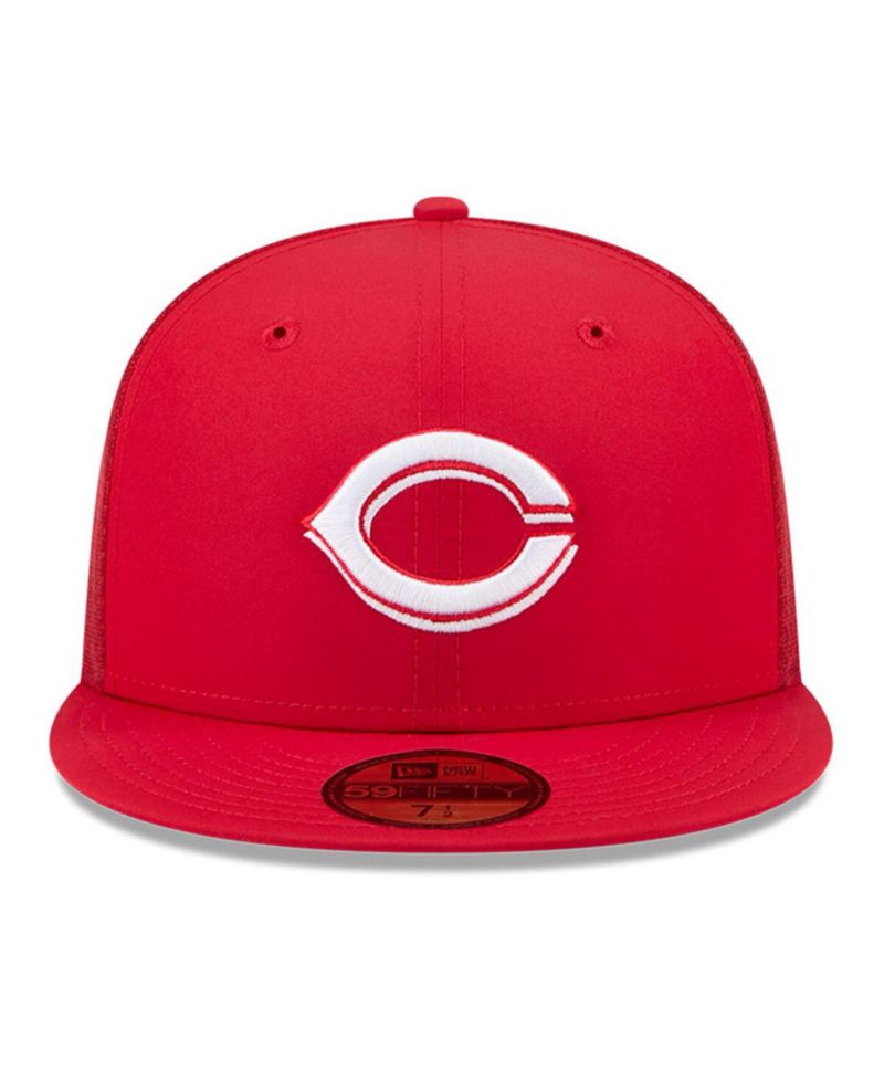 Men's Red Cincinnati Reds 2026 Batting Practice 59FIFTY Fitted Hat
