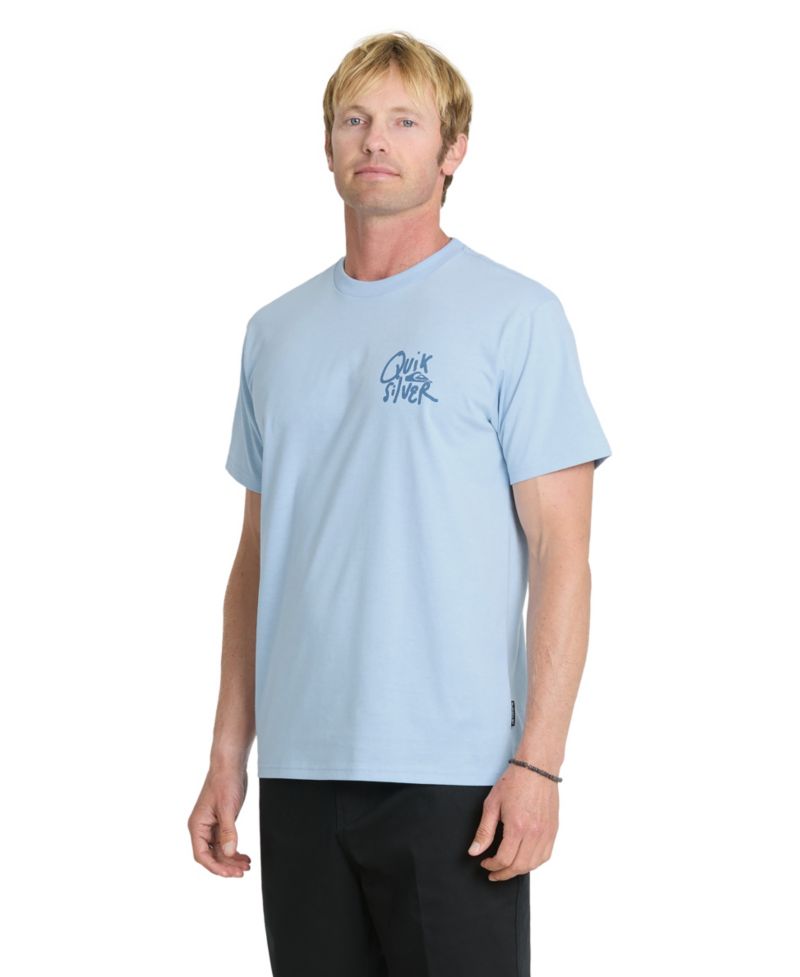 Men's Ringspun Cotton-Blend Crewneck T-Shirt