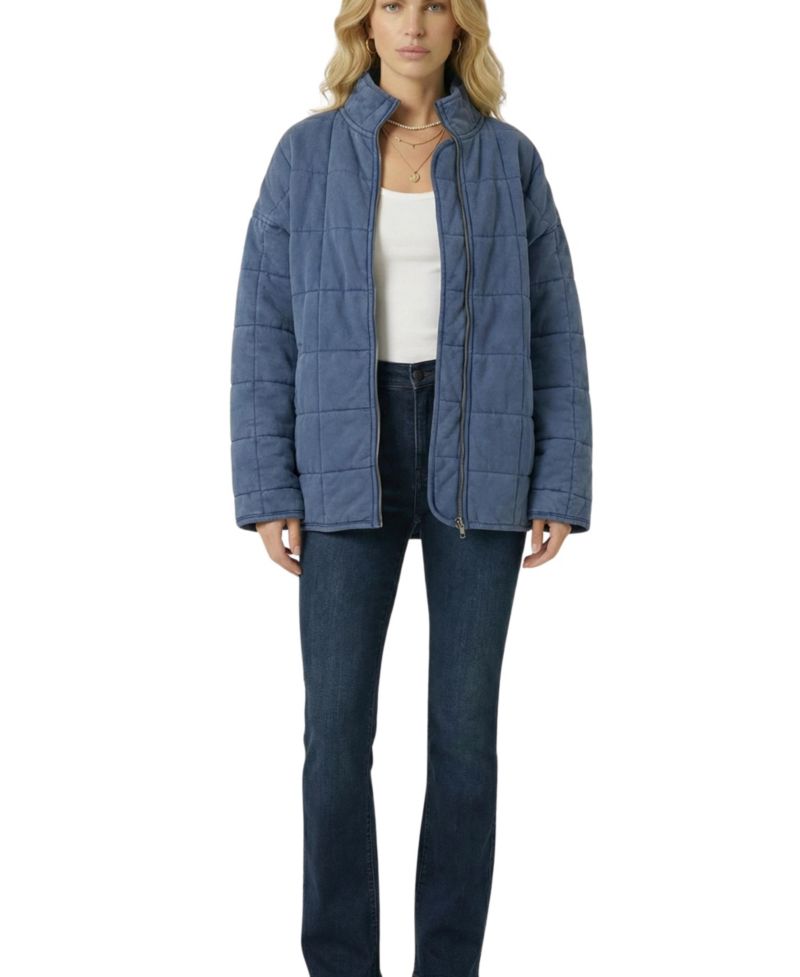Women's Quilted Fleece Long Sleeve Jacket