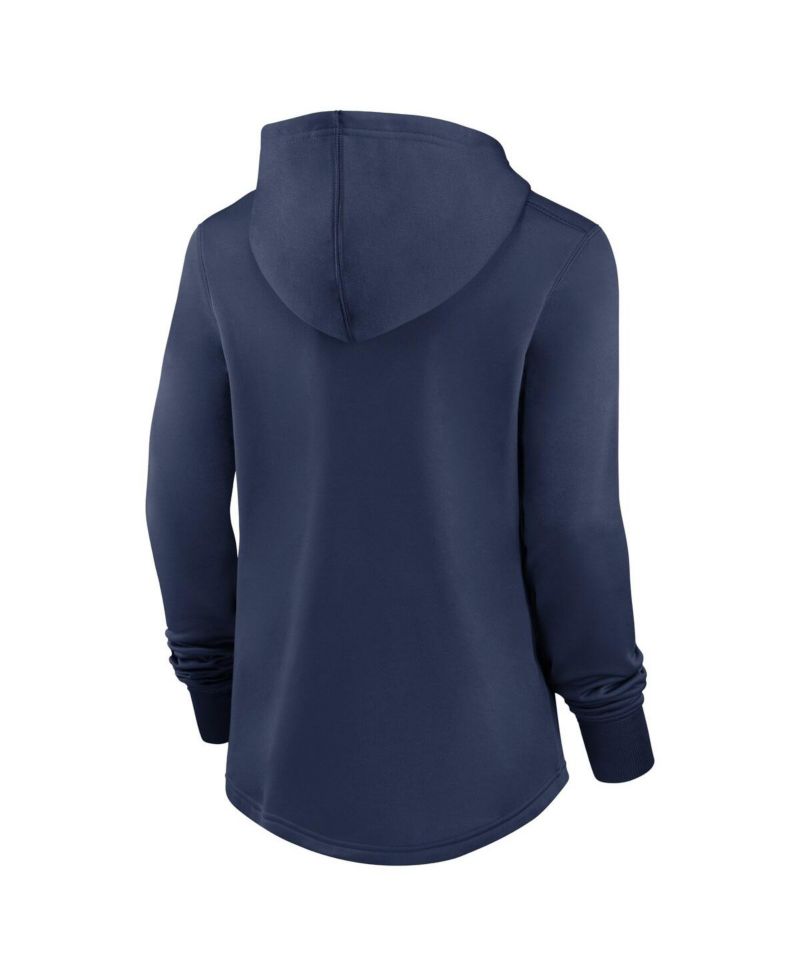 Women's Navy Houston Astros Authentic Collection Pregame Performance Pullover Hoodie