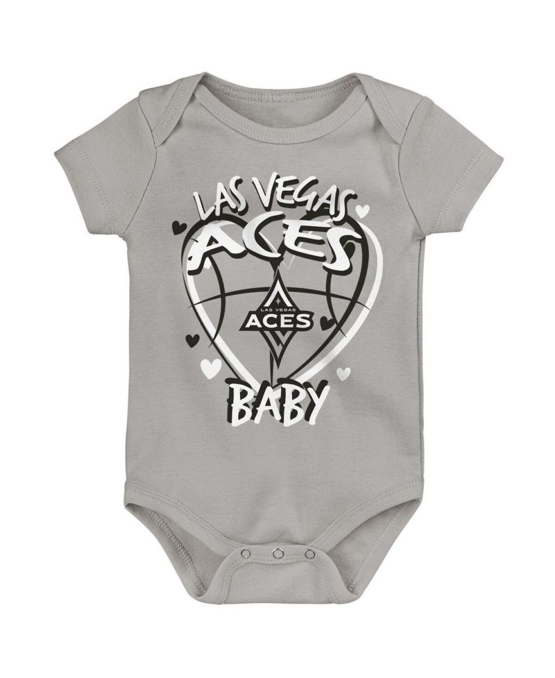 Newborn 3-Piece Las Vegas Aces Slide Home Creeper Set