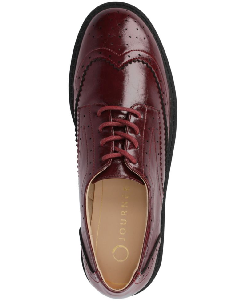 Women's Claudiya Lug Sole Lace Up Oxford Loafers