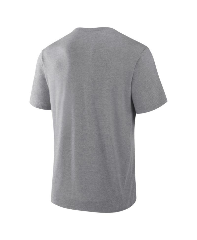 Men's Heather Gray Texas Rangers Play Tribute Tri-Blend T-Shirt