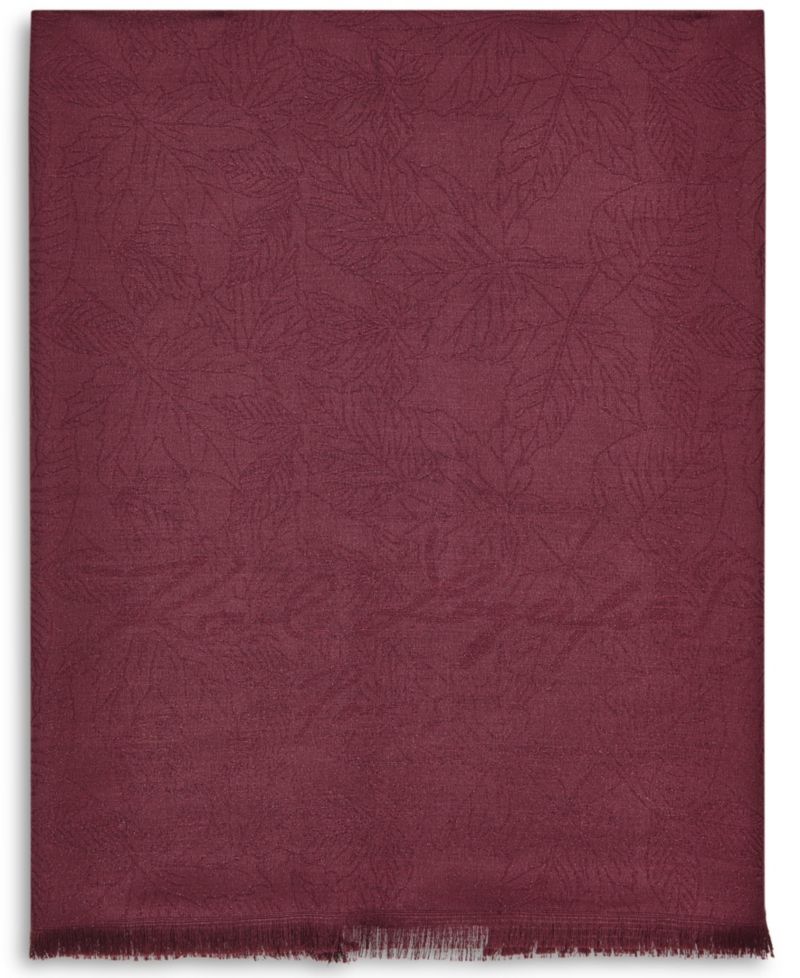 Pashmina Lurex Leaf Scarf